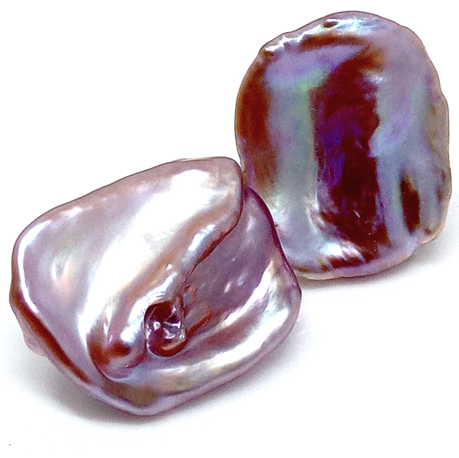 Purple Petal Keishi Pair